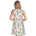 thumbnail image 2 of Bixox Robe Sans Manches Imprimée Raquette de Tennis Mignonne pour Femmes avec Poches, Robe Décontractée Longueur Genou pour l'Été-3TG, 2 of 7