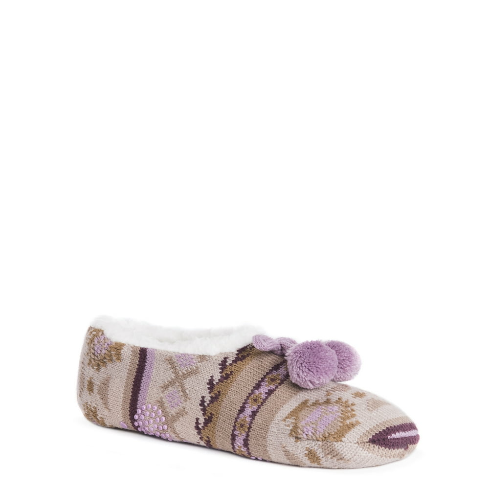 muk luks ballerina slippers