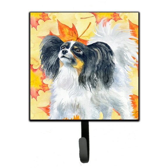 Papillon Fall Leash or Key Holder Yellow