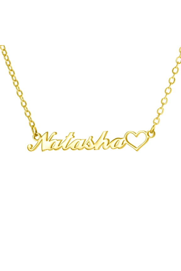 Custom Stainless Steel Heart Pendant Necklace Gold Chain Personalized Name Necklaces Jewelry Necklaces for Women