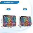 thumbnail image 4 of FORMRS 13-13.3 inch Laptop Sleeve Case Soft Carrying Quilted Computer Bag Cover, Colorful Dragon Scales Pattern, 4 of 7