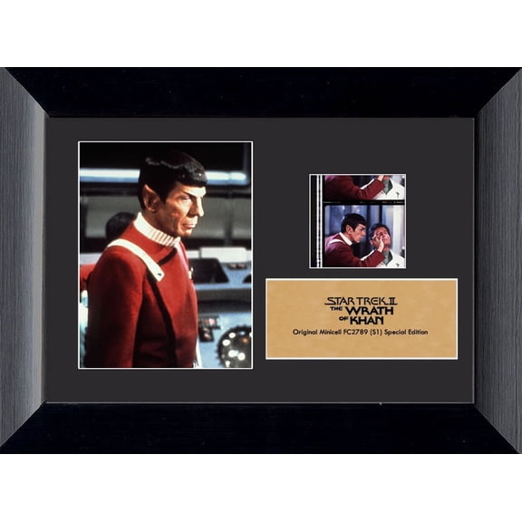 Star Trek II: The Wrath of Kahn (Spok) Minicell FilmCells Framed Desktop Presentation USFC2789