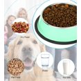 thumbnail image 5 of 2 Pack Stainless Steel Dog Bowls, Food and Water Non Slip Anti Skid Stackable Pet Puppy Dishes for Small, Medium and Large Dogs, 5 of 6