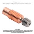 thumbnail image 4 of 4pcs All Metal Heatbreak, Copper Alloy Extruder Throat Tube with Clear Threads, Professional 3D Printer Heatbreak, 4 of 8