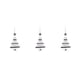 thumbnail image 4 of Matsuzay Letras de Navidad Adornos decorativos Colgantes de árbol de Navidad Guarnición de festival colgante de , gris Type1 NO1, 4 of 6