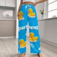 thumbnail image 2 of Bunch of Rubber Ducks Pajamas For Women Loose Retro Night Pajama Pants Comfortable Sleepwear Bottoms Homewear, 2 of 6