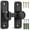 Black, variant on WRITWAA Gate Hardware Barn Door Lock Zinc Alloy Black 1 Set for Property Managers