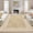 Jute, variant on Modern Bordered Large Area Rug 10x13 WashableLiving Room Carpet Stain Resistant Throw Carpet with Non-Slip Backing Low Pile Floor Cover for Nursery Apartment,Jute