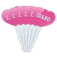 thumbnail image 1 of Idaho Heart Love Cupcake Picks Toppers - Set of 6, 1 of 1