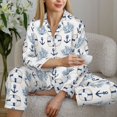 thumbnail image 6 of Bingfone Womens Pajama Sets Sea Vacations Print,Long Sleeve Loungewear Pajamas Set-XX-Large, 6 of 8