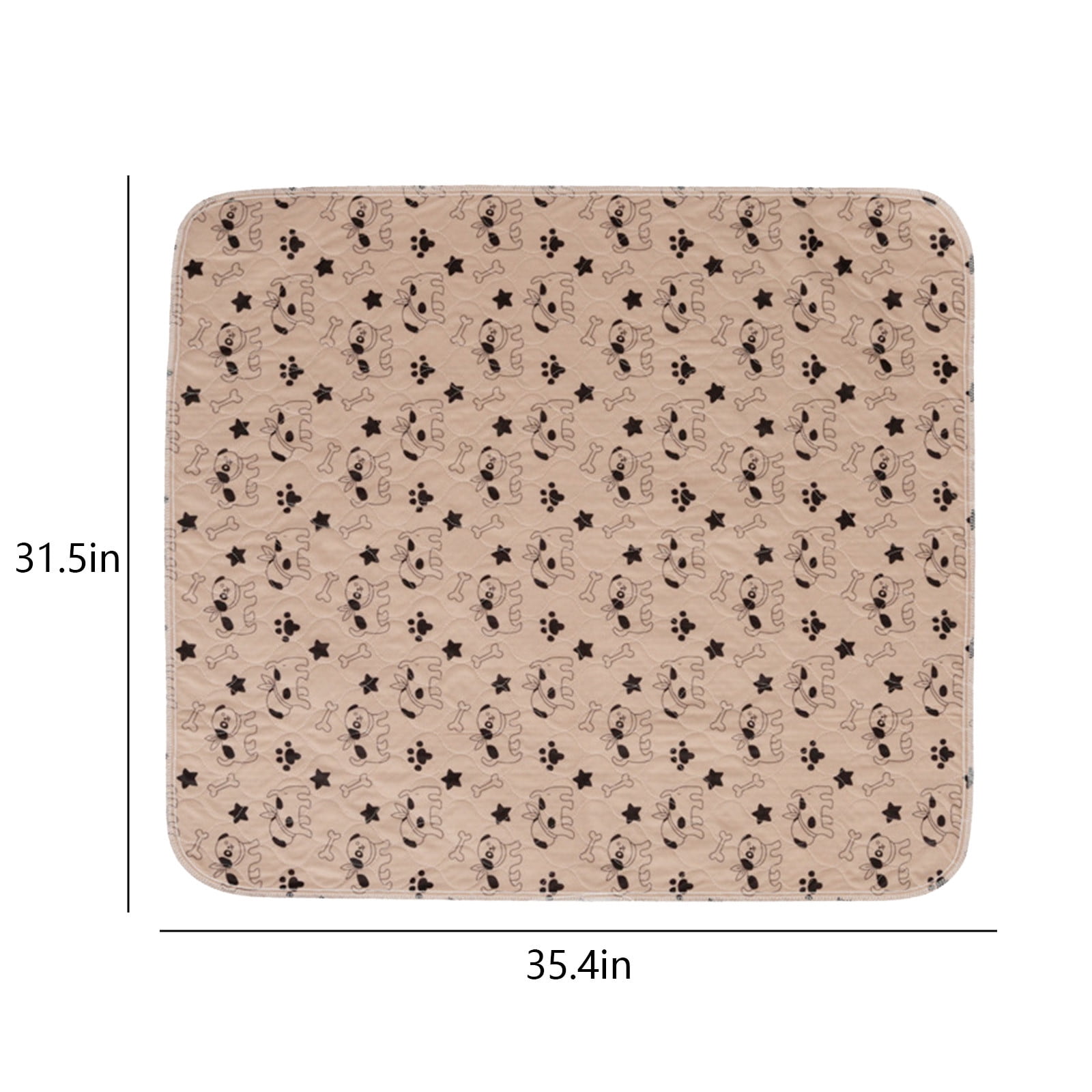 Shldybc Non-slip Washable Dog Pee Pads, Large Super-absorbent Leak-proof Reusable Toilet Training Pads for Dogs and Cats Puppies Pet Diaper Pads