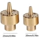 thumbnail image 3 of Fountain Pump Nozzle Set Water Spray Heads Fountain Nozzle Setting Brass Fountain Sprinkler Head Pond Pool Spray Nozzle Watering Misting Accessories(g, 3 of 5