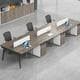 thumbnail image 2 of Commercial Clerk Office Desks Modern Combination Simplicity Wood Office Desks Write Laptop Escritorio Ordenador Furniture QF50OD My Lux Decor Round, 2 of 12