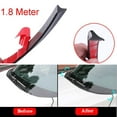 thumbnail image 1 of 1.8M Rubber Car Front Hood Windshield Seal Strip Moulding Wind Deflector Trim, 1 of 1