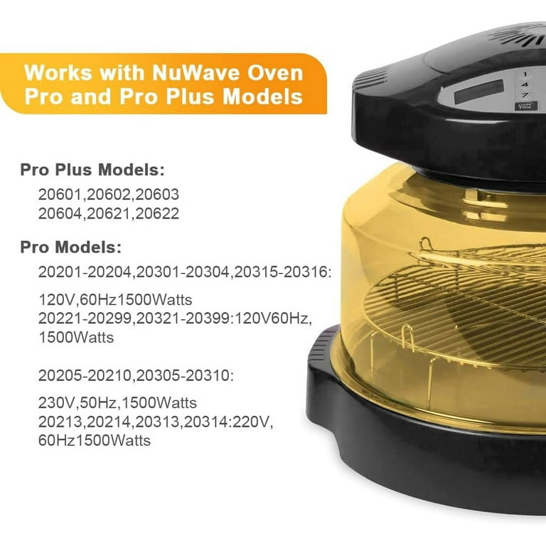 Power Dome Replacement for NuWave Oven Pro Plus and Elite Oven Advanced Amber colored Thermoplastic Materials Heat and Impact Resistant Walmart