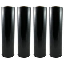 American Terminal 18" x 1500' 80 Ga 4 Rolls Pallet Wrap Stretch Film Shrink Wrap 1500FT Black