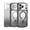 Black, variant on for iPhone 16 Pro Compatible with MagSafe Case, Sparkling Rhinestone Design, Wave-shaped Frame Stylish Glitter PC+TPU Shockproof Anti-Scratch Ultra Slim Lightweight Phone Cover, Orange
