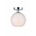 thumbnail image 1 of Lámpara de Techo Elegante Baxter 1 Luz Cromo Empotrada 20 cm, 1 of 8