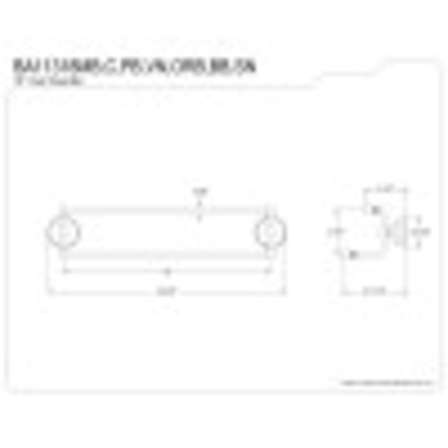 Kingston Brass BA11318MB Vintage 18 in. Double Towel Bar - Matte Black