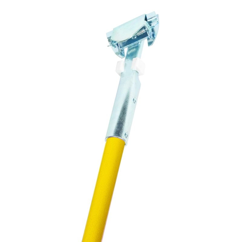 Nassco Pro Series ClipOn Dust Mop Handle, 60" Yellow Fiberglass Handle