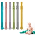 thumbnail image 1 of Infant Baby Silicone Teether Hollow Teething Tube Teething Toy Anti-eat Hand Molar Stick zhangyuxiang LED, 1 of 2