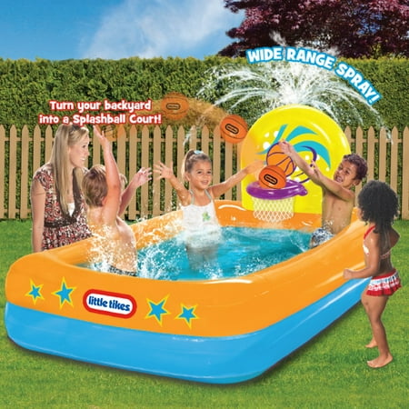 Little Tikes Splash Dunk Pool  68  x 32  Rectangle Shaped Pool  Ages 3 Years and up