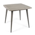 thumbnail image 1 of Lexy Outdoor Dining Chair, Square 36 Inch, Gray Acacia Wood, Tapered Legs, 1 of 1