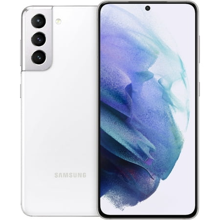 Samsung Galaxy S21 5G G991B 128GB Dual Sim GSM Unlocked Android Smartphone (International Variant/US Compatible LTE) - Phantom White