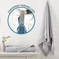 thumbnail image 6 of WelHome 2 Piece EVERYDAY USE 100% Cotton Bathroom Towels Set, 450 GSM, 2 Bath towels 27" x 54", Soft Lightweight, Hotels, Spa and Gym – High Rise, 6 of 9