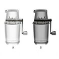 thumbnail image 4 of Langgg Manual Ice Block Breaking Crusher Snow Cone Machine Dining Kitchen Blender Party Camping Picnic Cold Beverage Shaver Clear, 4 of 8
