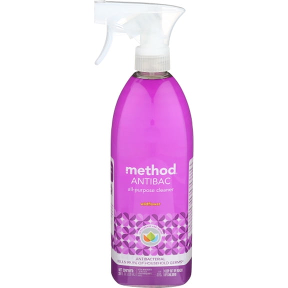 Method Home Care Antibacterial All-Purpose Cleaner Wildflower 28 fl oz (Pack of 8)