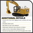 thumbnail image 5 of Diecast Masters 1:50 Caterpillar 320 GC Hydraulic Excavator | High Line Series Cat Trucks & Construction Equipment | 1:50 Scale Model Diecast Collectible | Diecast Masters Model 85570, 5 of 8