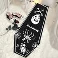 thumbnail image 4 of AuroraX Black Bathroom Mat Rug Skeleton Spooky Non-Slip Backing Halloween Bath Rug Art Deco 15x39 Inch Absorbent Decorative Machine Washable, 4 of 7