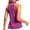 Purple, variant on Women's Sleeveless Golf Shirts Collared Half Zipper Tank Tops Lightweight Raceback Workout Athletic Tennis Tops Wine M
