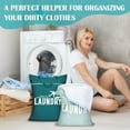 thumbnail image 4 of Nidoul 2 Pcs Large Travel Laundry Bag Waterproof with handle Washable Dirty Clothes Bag for Traveling Wet Dry Bag Bathing Suit Workout Bag for Gym Clothes Laundry Wet Clothes Swimming Pool, 4 of 7