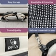 thumbnail image 6 of PetLuv Pull-Along Rolling Cat & Dog Carrier & Travel Crate on Wheels, Detachable, Soft Sided, Locking Zippers, Plush Bed, Privacy Windows, 6 of 10