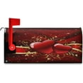 thumbnail image 3 of Red Hearts Mailbox Cover Magnetic Standard Size Dark Red Valentines Mailbox Covers Letter Post Box Cover Wrap Decoration Welcome Home Garden Outdoor 21" Lx 18" W, 3 of 6