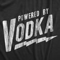 thumbnail image 2 of Mens Powered By Vodka T Shirt Funny Liquor Lovers Drinking Tee for Guys Graphic Tees, 2 of 9