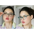 thumbnail image 5 of 2 Pairs Women Optical Frame Translucent Fashion Reading Glasses - Clear Lens Reader ZT105 +3.00, 5 of 5