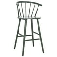 thumbnail image 6 of SAFAVIEH Blanchard Round Mid Back Bar Stool, Garden Green, 6 of 14