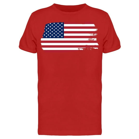 American Flag. Cool Design T-Shirt Men -Image by Shutterstock, Male x-Large