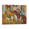 thumbnail image 1 of Cuadro decorativo - Los caballitos pony en su camerino, María Izquierdo 80x60 Canvas Lab Animales, Arte clásico, Caballos, Naturaleza, Animales y naturaleza,, 1 of 2
