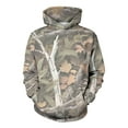 thumbnail image 2 of Ounisa Camo Hoodie Womens Maple Leaf Fleece Hooded Sweatshirt Oversized Camouflage Hoodies For Women Trendy, 2 of 8