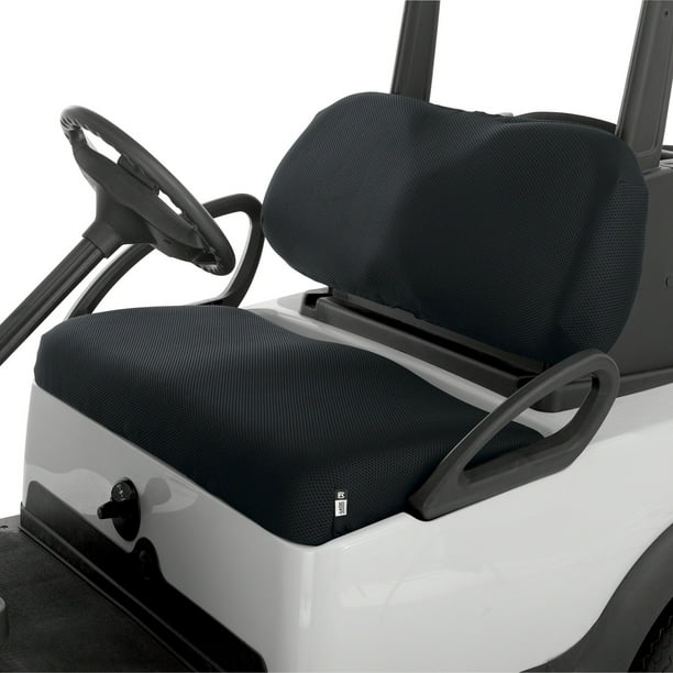 Classic Accessories Fairway Diamond Air Mesh Golf Cart Seat Cover Black Com - Ez Go Golf Cart Replacement Seat Covers