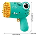 thumbnail image 3 of WRXMIJNHGSA Beach Bar Under $10 Toys and Hobbies Beach toy Dinosaur Shaped Bubble Set 2 Pcs Adorable Design For Bubble Blowing Fun Batteries Not Included 60ml, 3 of 5