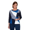 Alfred Dunner Womens Plus-Size Colorblock