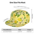 thumbnail image 6 of Balery Baseball Cap Flat Bill Hats for Men Adjustable Size for Running Workouts and Outdoor Activities All Seasons Dad Hat(Lemon ), 6 of 9