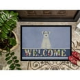 thumbnail image 3 of Carolines Treasures BB5634MAT Miniature Schanuzer White Welcome Door Mat Indoor Rug or Outdoor Welcome Mat 18x27 Doormat, 3 of 4