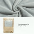 thumbnail image 3 of NT Bay 2 Pack Velvet Queen Pillowcases, Super Soft and Cozy Luxury Solid Color Zippered Pillow Cases, 20 x 30 Inches, Light Gray, 3 of 5