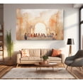 thumbnail image 1 of Cuadro Ultima Cena En Lienzo Canvas Opción De Marco Flotante, 1 of 4